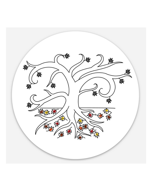 Autumn Leaves Sticker