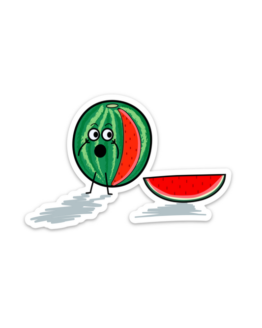 Watermelon Man Sticker